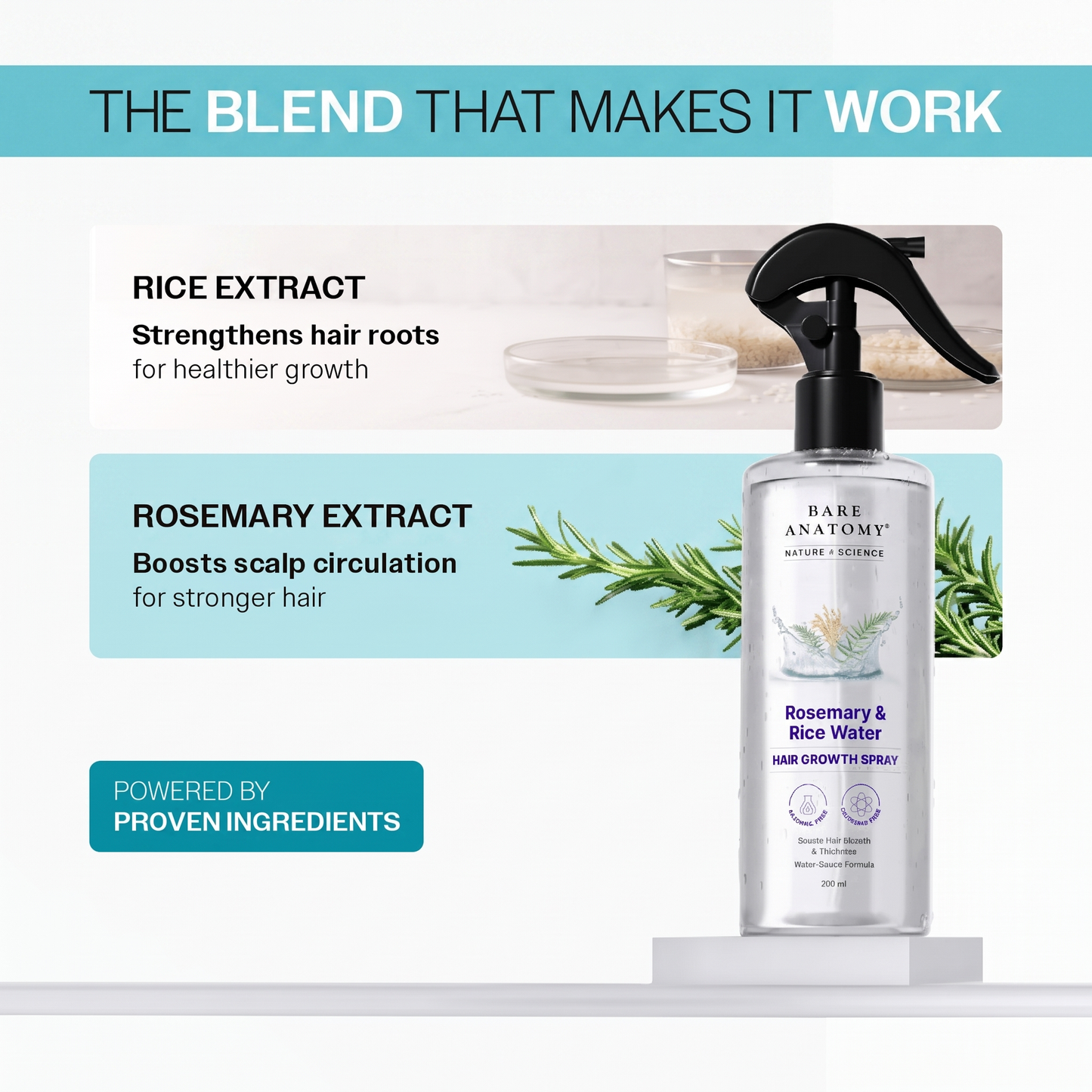Rosemary Rice Water Hair Spray